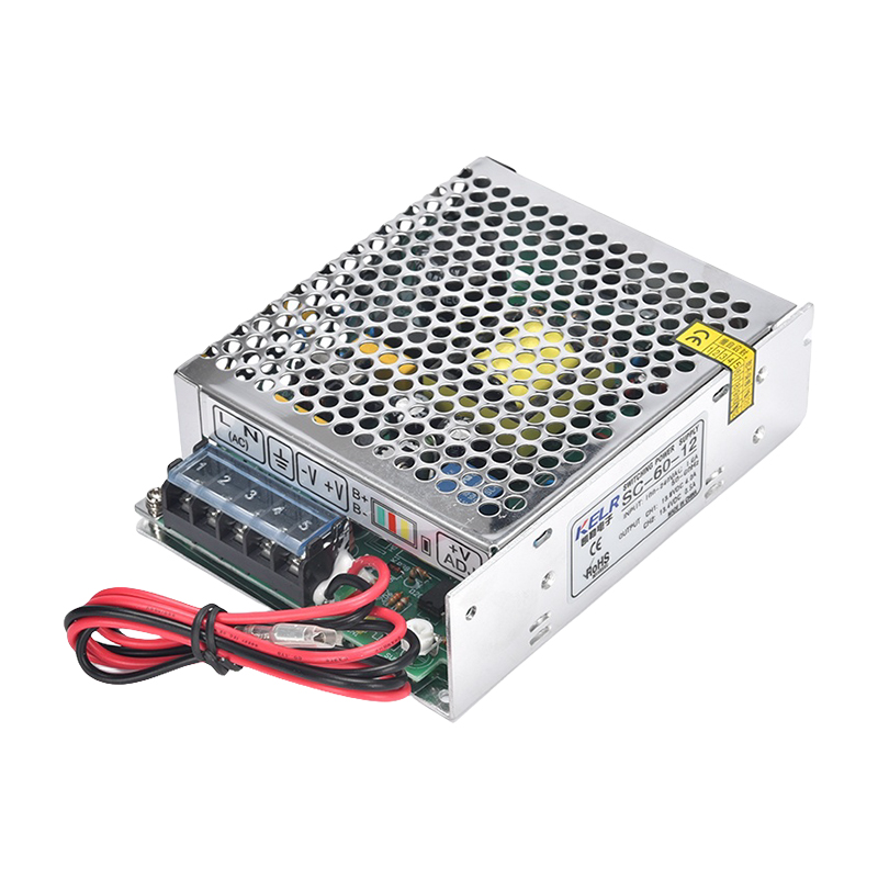 SC-60W 系列 單輸出帶電池充電功能(UPS)開(kāi)關(guān)電源