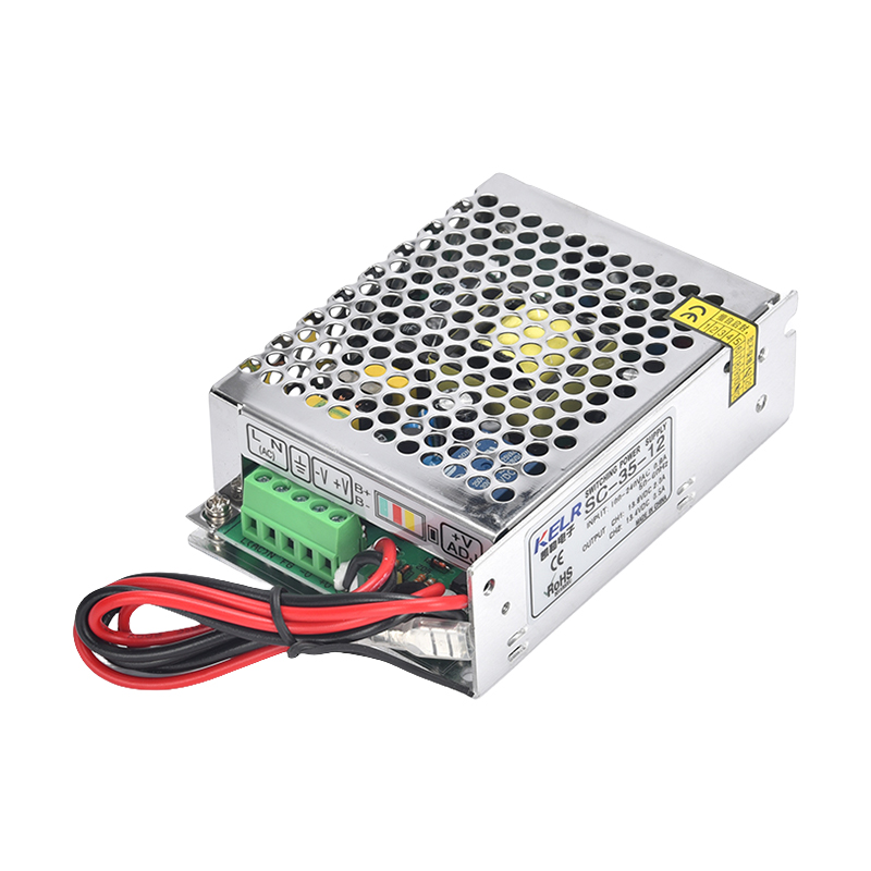 SC-35W 系列 單輸出帶電池充電功能(UPS)開(kāi)關(guān)電源